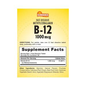 Sundance B-12 1000 Mcg Fast Dissolve - 150 Tablets