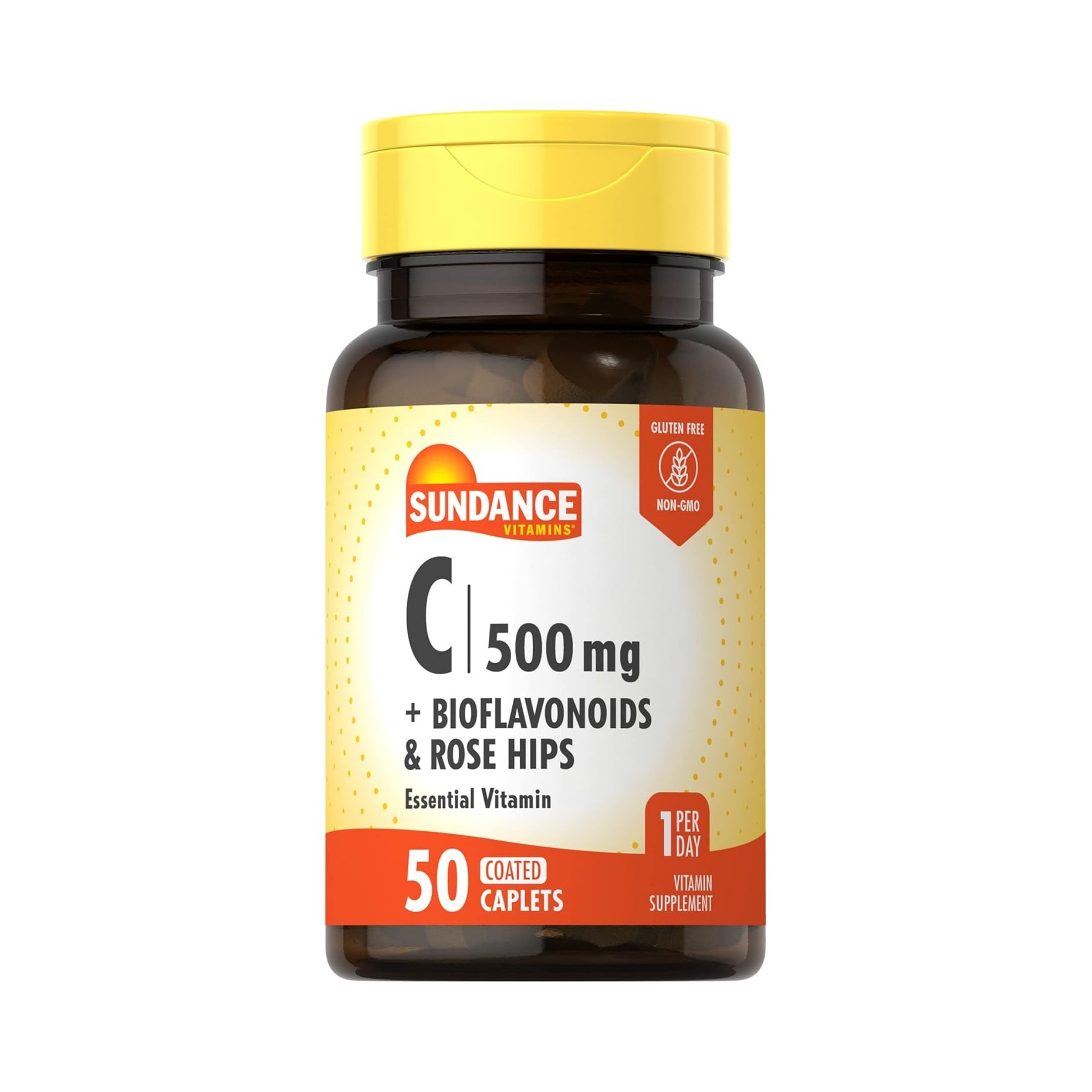 Sundance Vitamin C 500 Mg Bioflavonoids And Wild Rose Hips Capsules