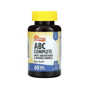 Sundance Vitamins, ABC Complete Men's Multivitamin & Mineral Formula, 60 Coated Caplets
