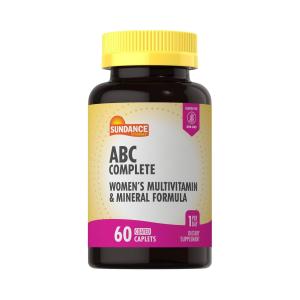 Sundance Vitamins, ABC Complete, Women's Multivitamin & Mineral Formula, 60 Coated Caplets