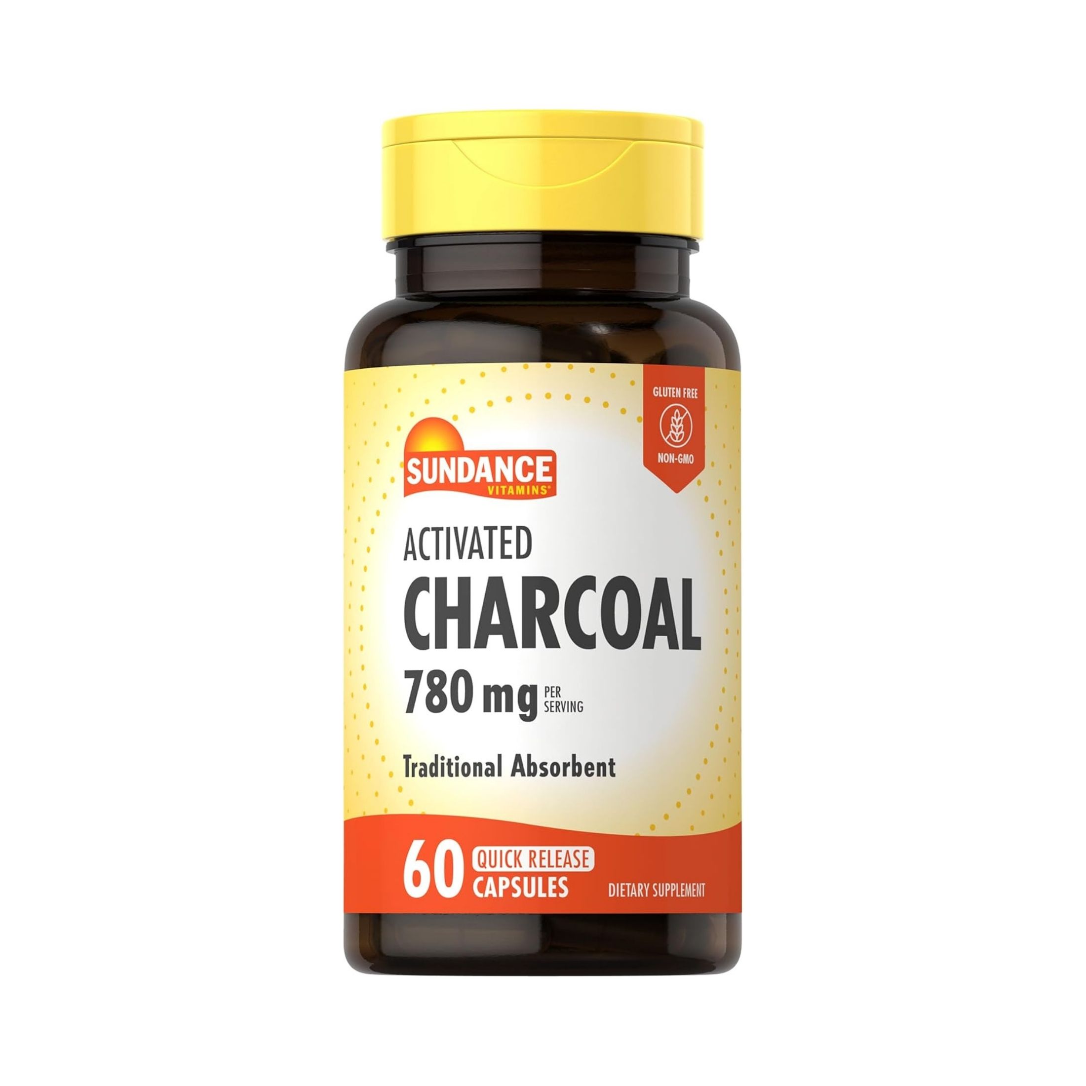 Sundance Activated Charcoal Quick Release Capsules, 260 Mg