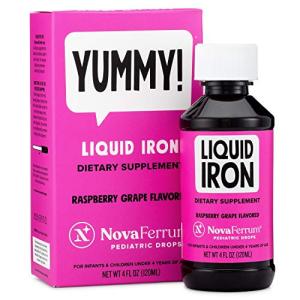 NovaFerrum Pediatric Drops Liquid Iron Supplement - 4 Oz