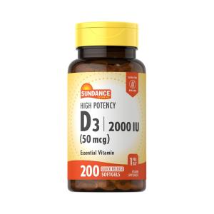 Sundance High Potency D3 Quick Release Softgels
