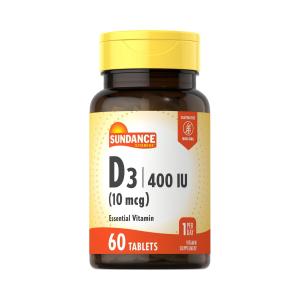 Sundance Vitamins High Potency D3 400 IU Tablets