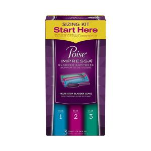 Poise Impressa Bladder Supports, Sizing Kit