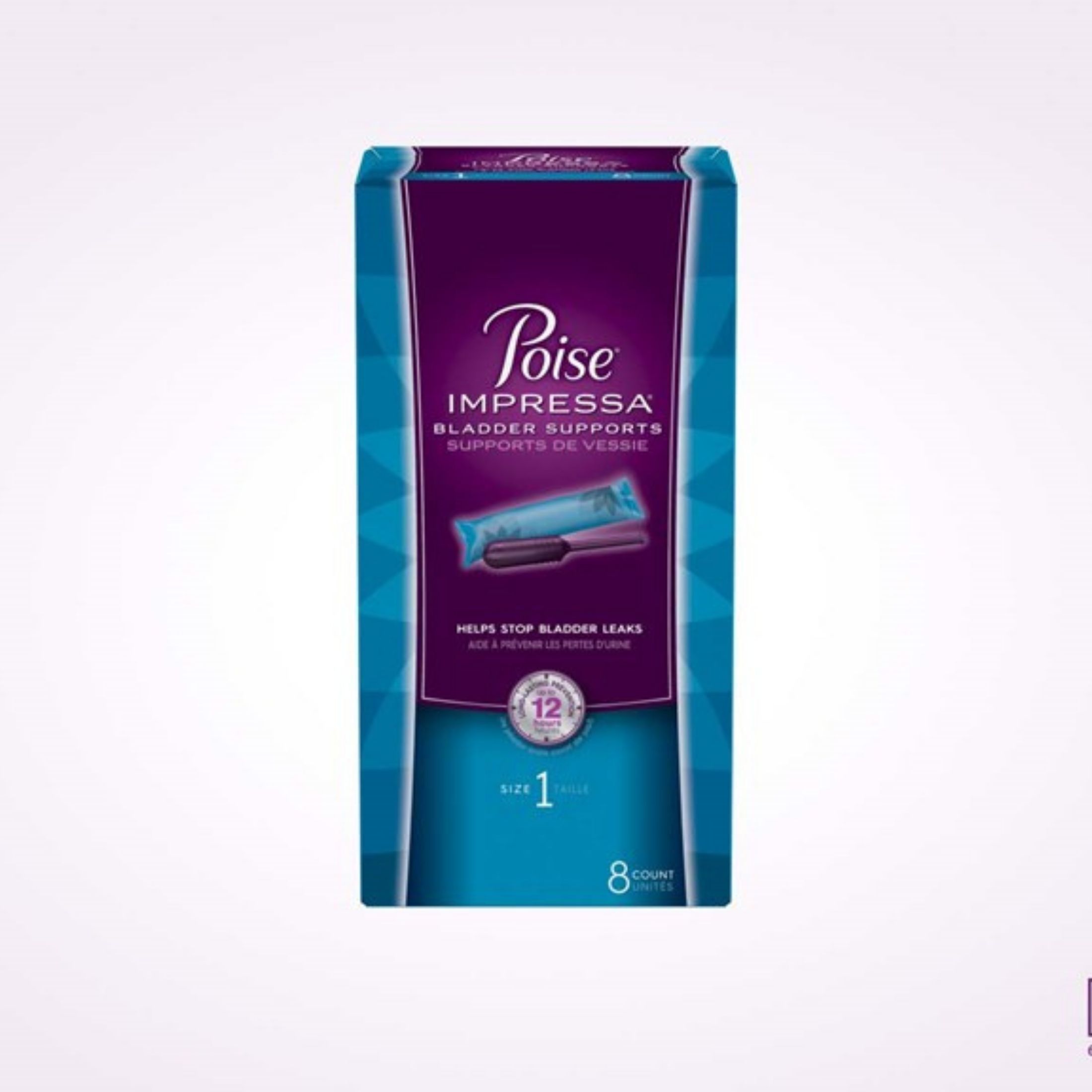 Poise Impressa Incontinence Bladder Supports, Size 1, 10 Tampons