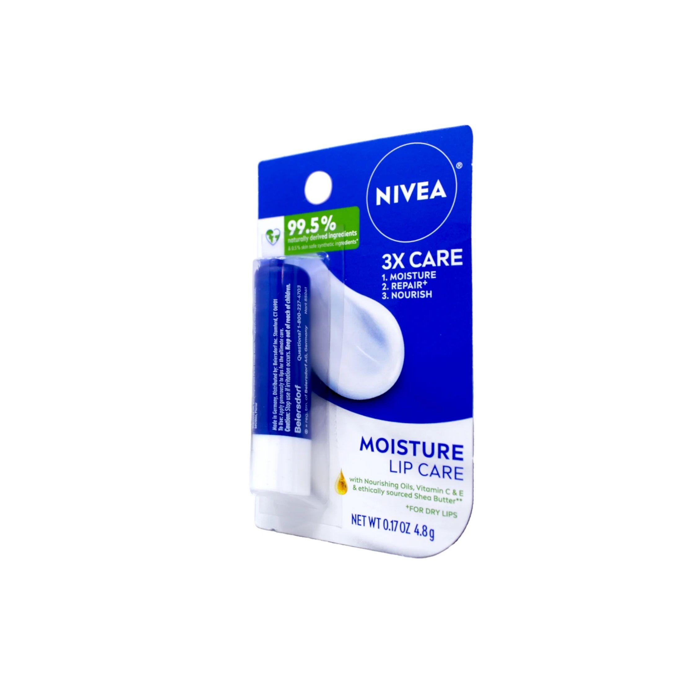 Nivea A Kiss Of Moisture Essential Lip Care 0.17 Oz