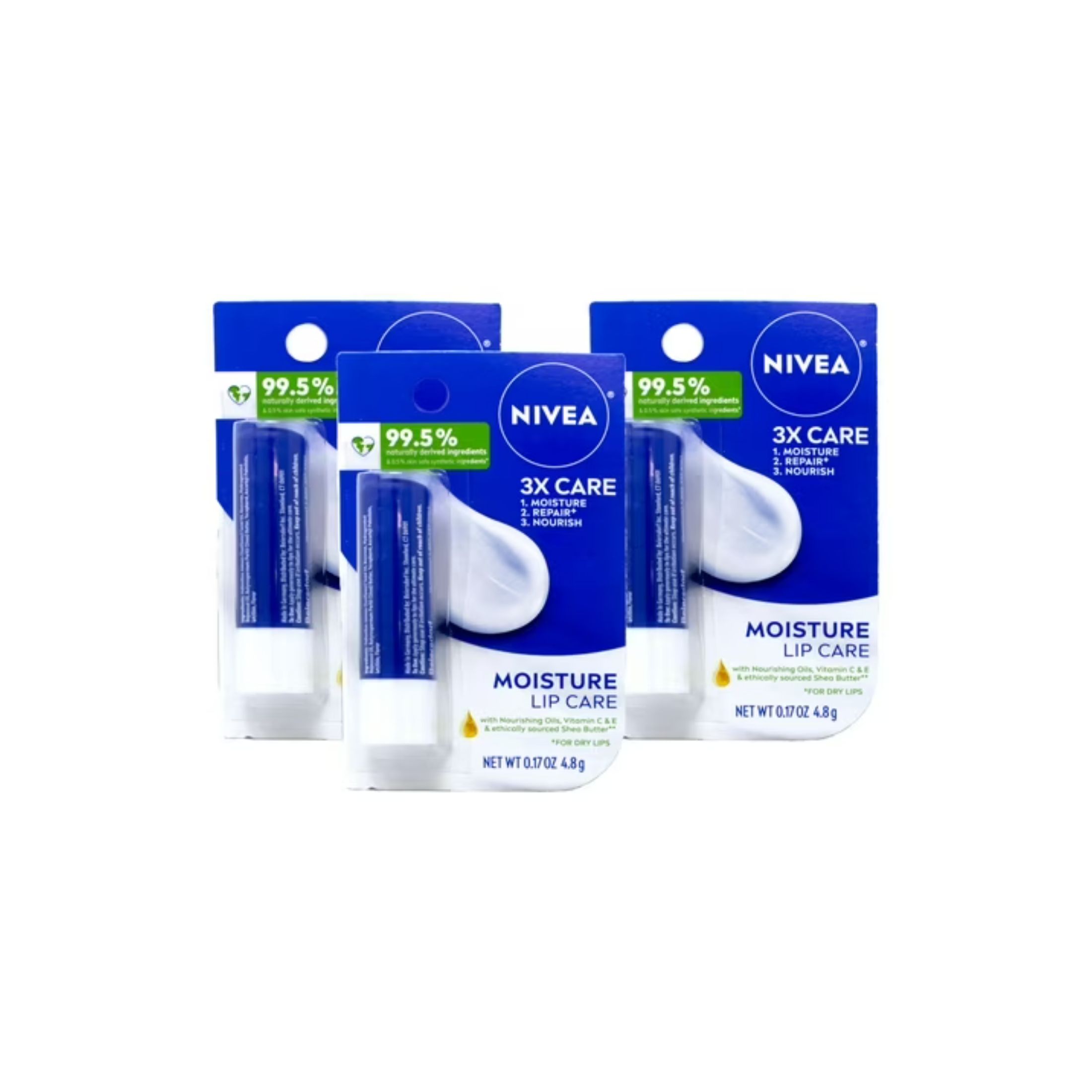 Nivea A Kiss Of Moisture Essential Lip Care 0.17 Oz