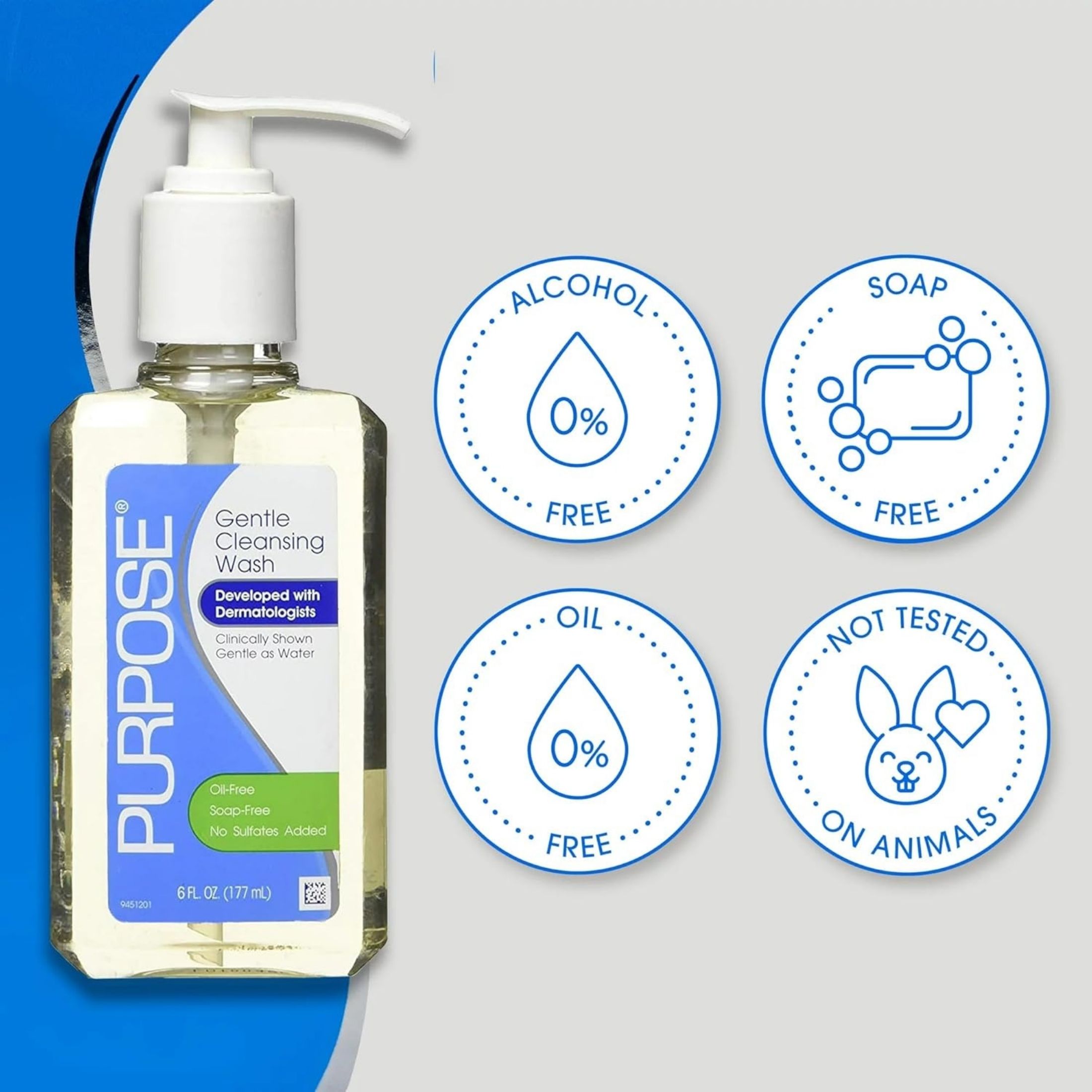 Purpose Cleansing Wash Gentle 6Oz