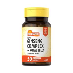 Sundance Vitamins Super Ginseng Complex 800Mg Plus Royal Jelly Capsules