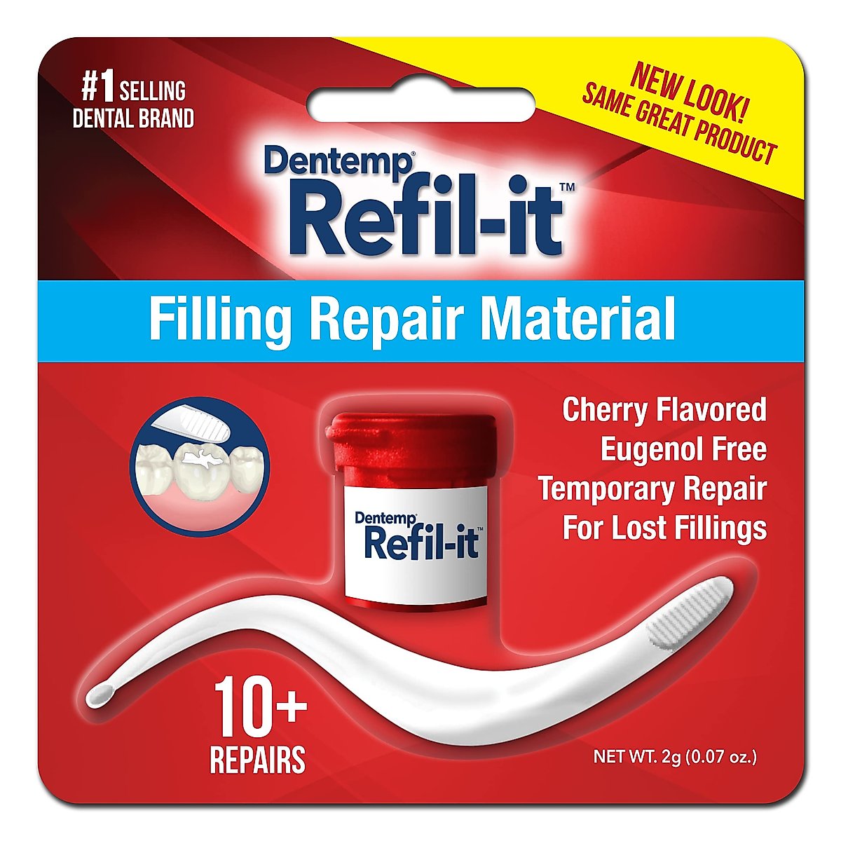 Refilit Dental Repair, Maximum Hold, Cherry Flavor 2 G