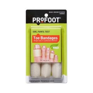 Profoot Toe Bandages, With Aloe, One Size