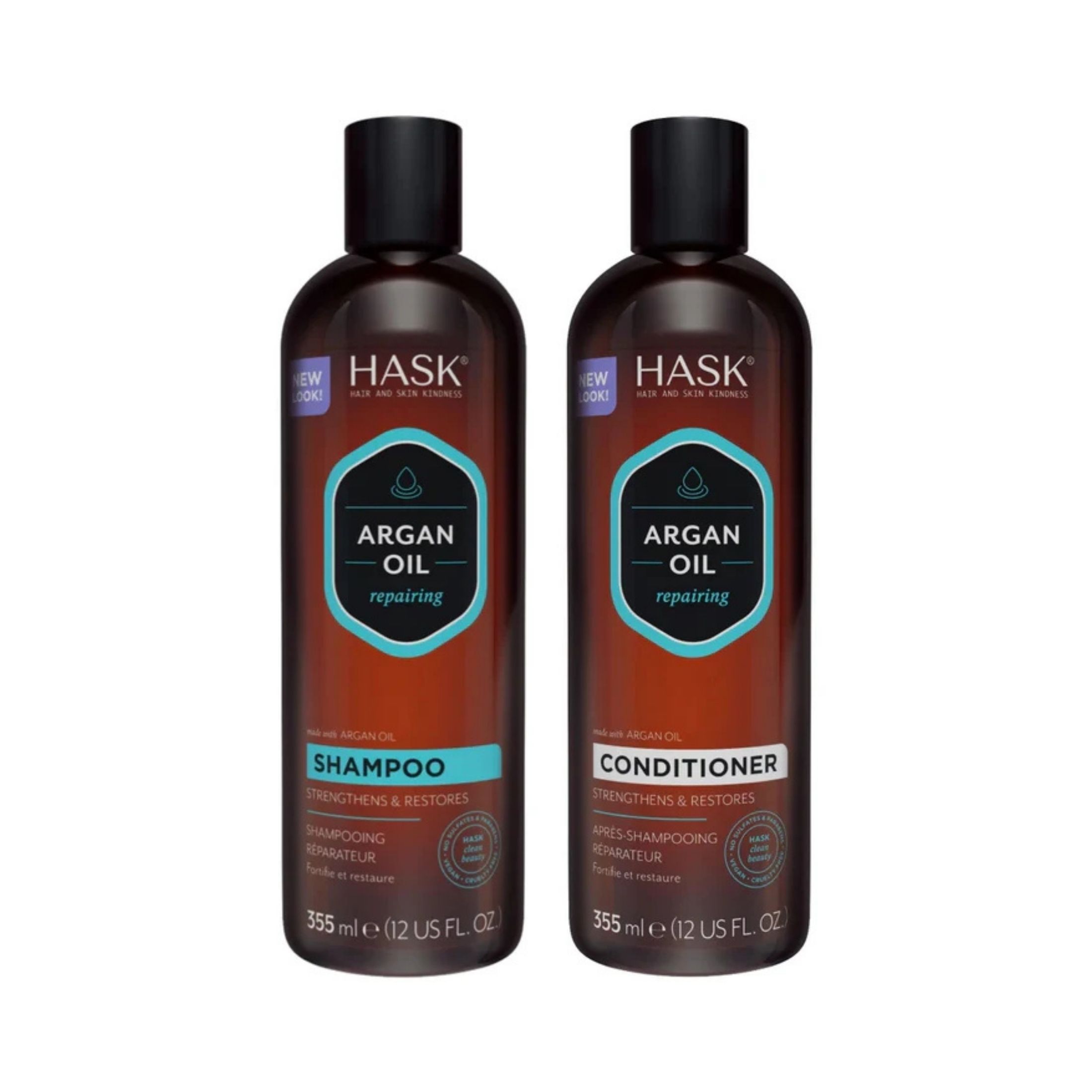 Hask Shampoo, Repairing, Argan Oil 12 Fl Oz