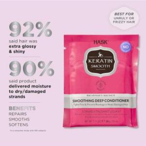 Hask Keratin Protein Smoothing Deep Conditioner Packet - 1.75oz