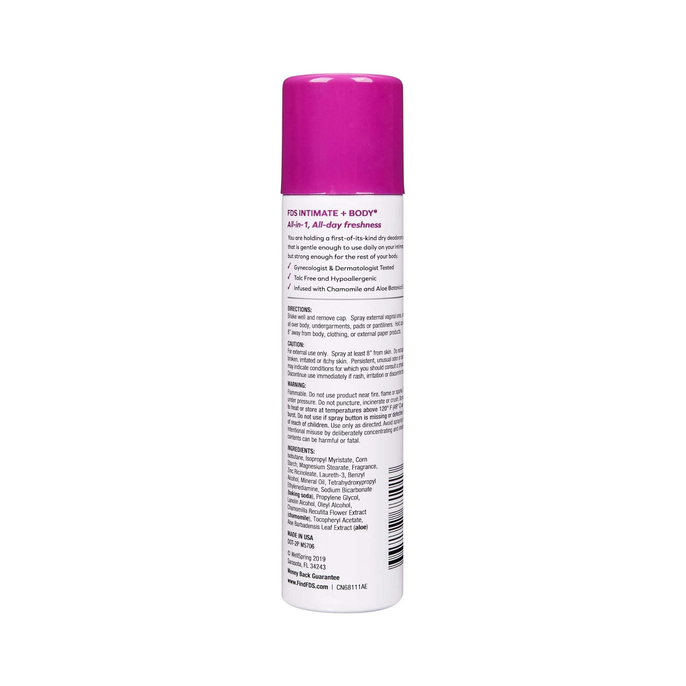 FDS Feminine Deodorant Spray Extra Strength 2 Oz