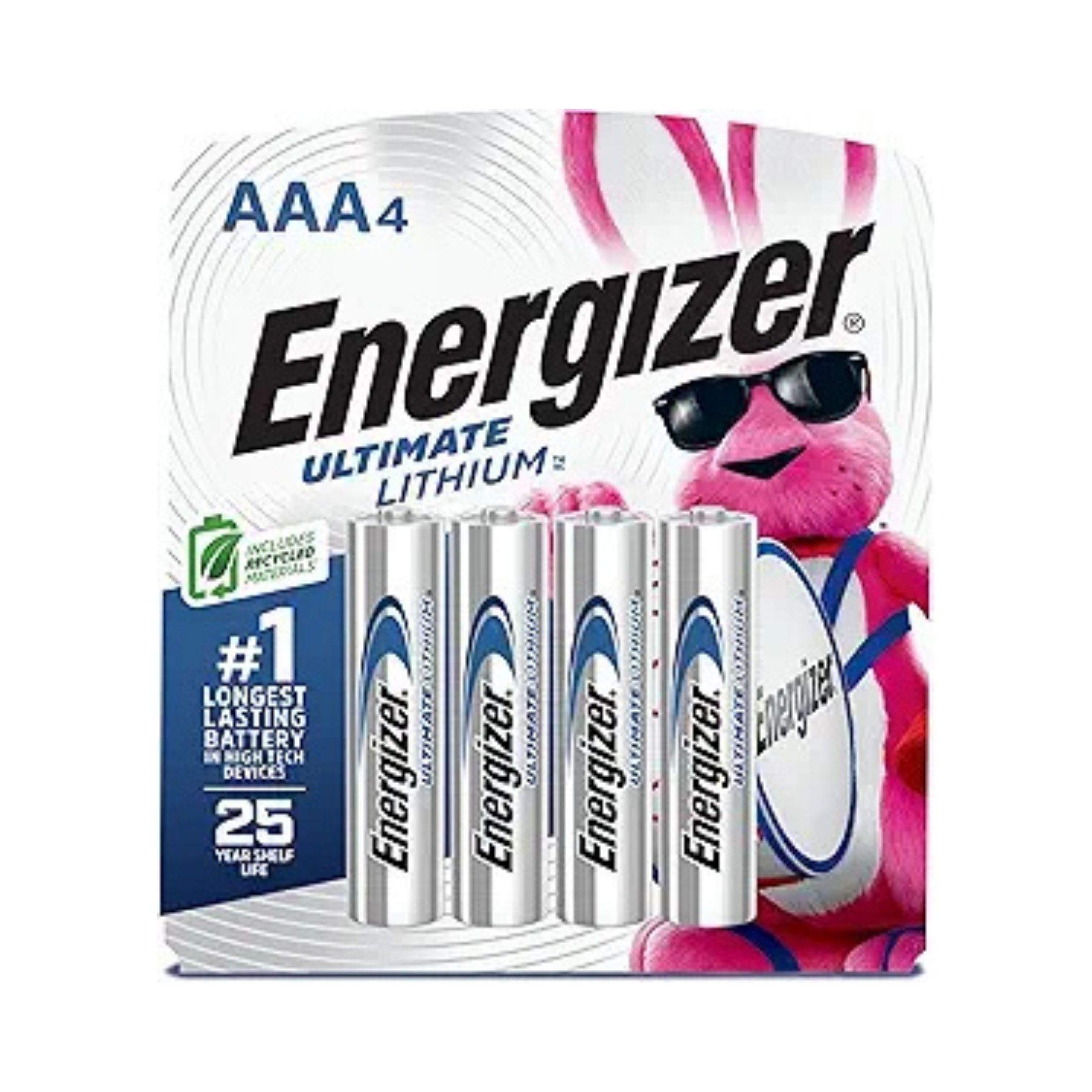 Energizer Ultimate Lithium AAA Batteries 1.5 V 4/Pack L92SBP