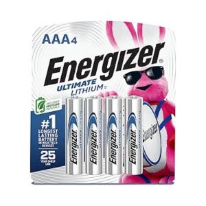 Energizer Ultimate Lithium AAA Batteries 1.5 V 4/Pack L92SBP