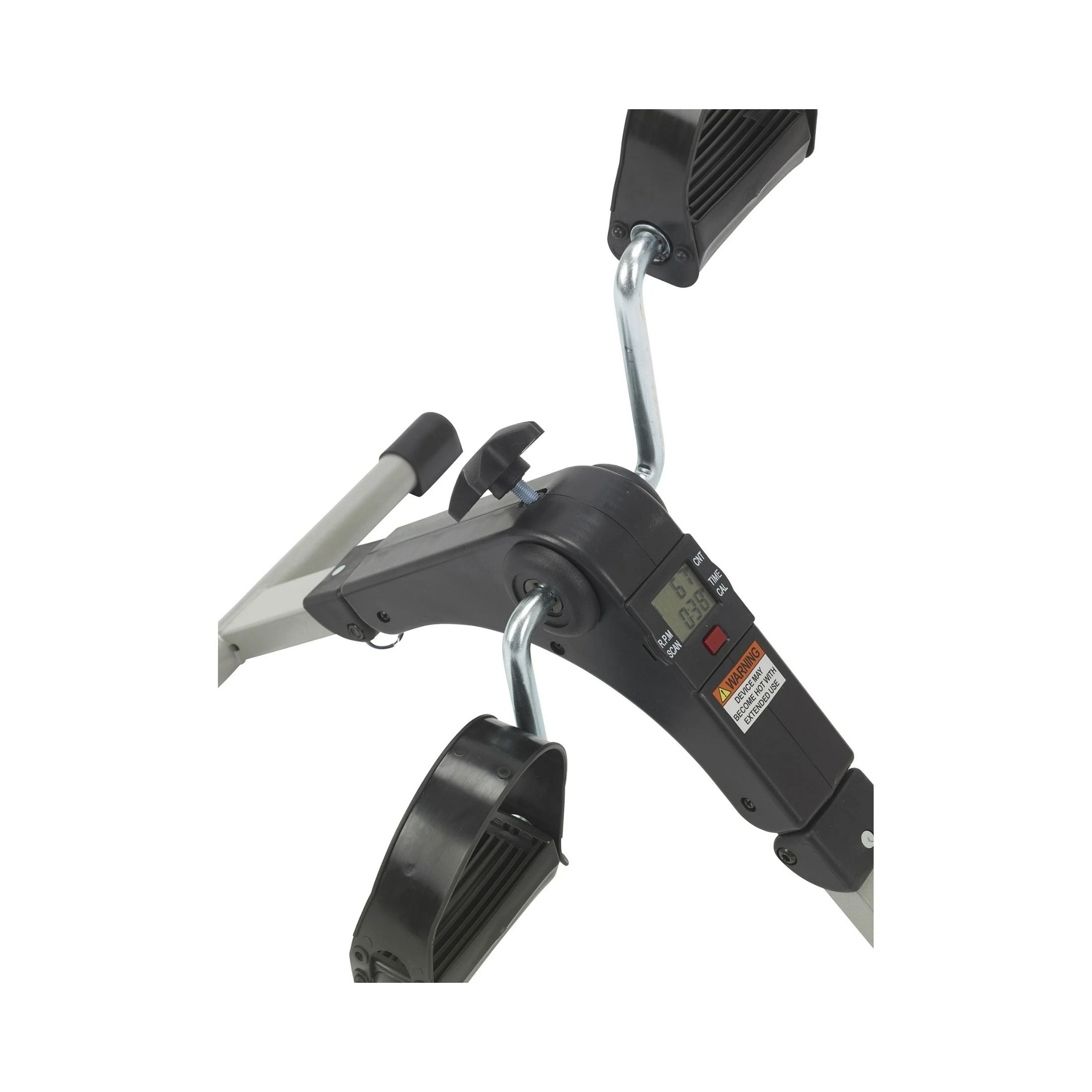 Drive Medical Folding Exercise Peddler With Electronic Display, Black