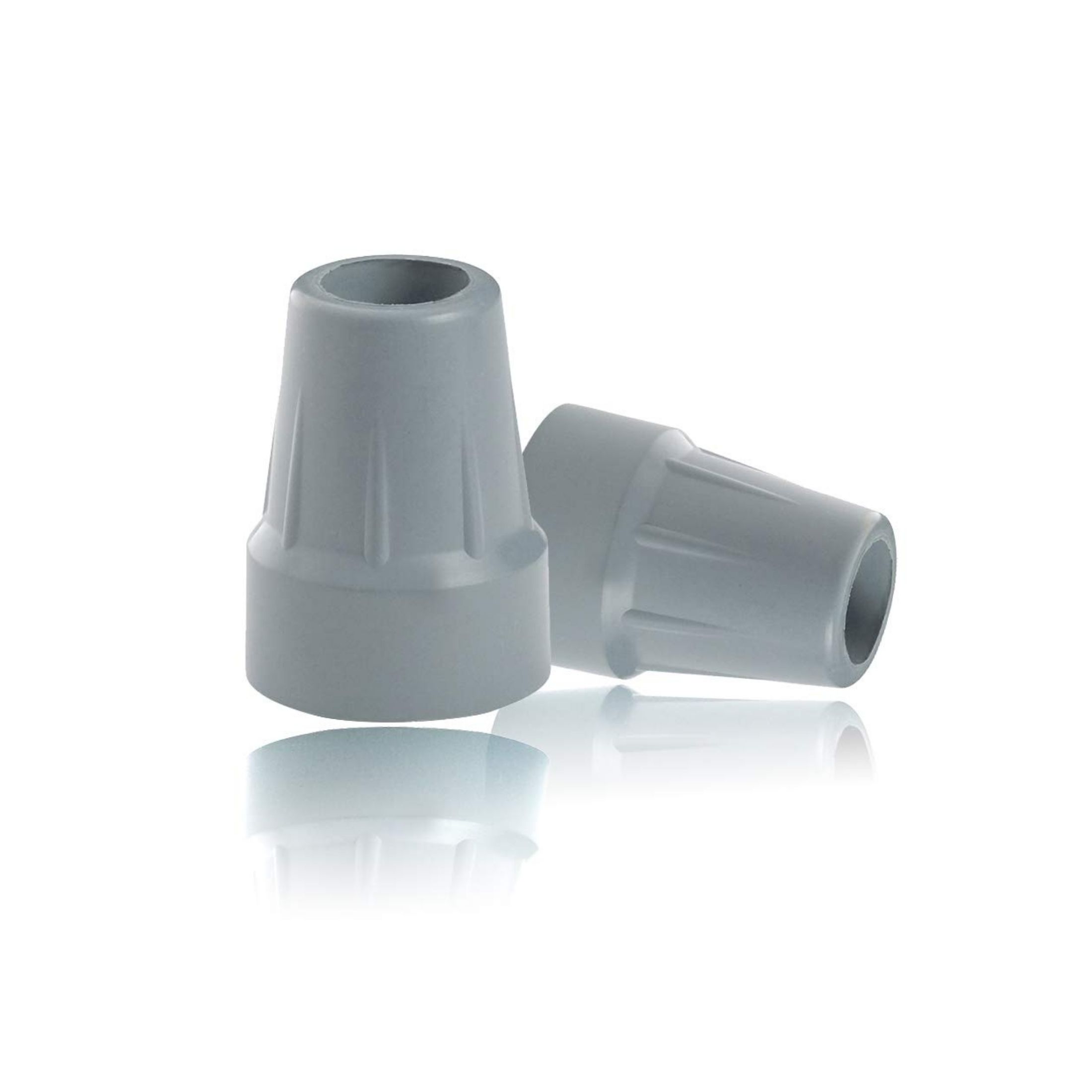 Drive Medical Crutch Tips, 7/8-in, Gray, 1 Pair