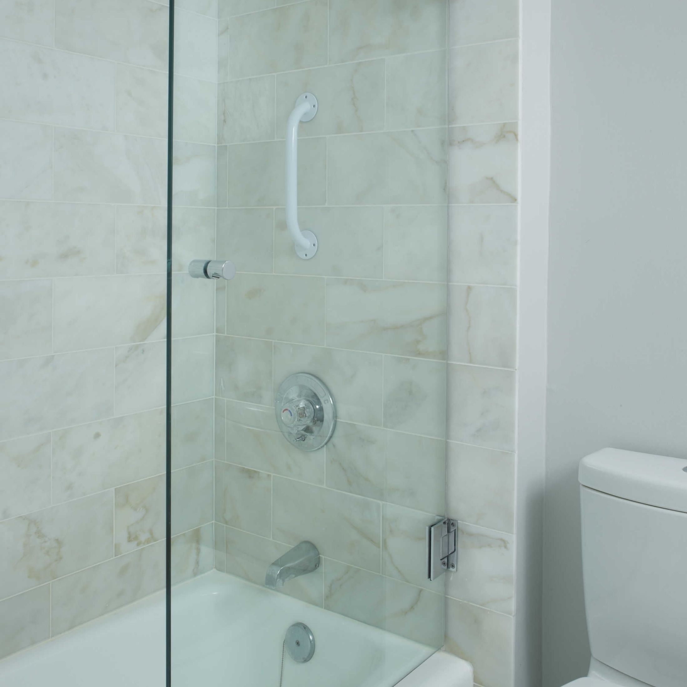 Drive Medical Powder Coated Grab Bar, White