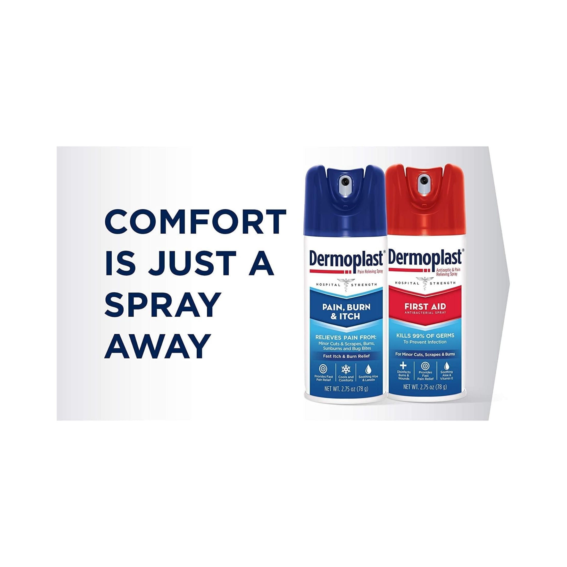Dermoplast Pain, Burn & Itch Relieving Spray - 2.75 Oz