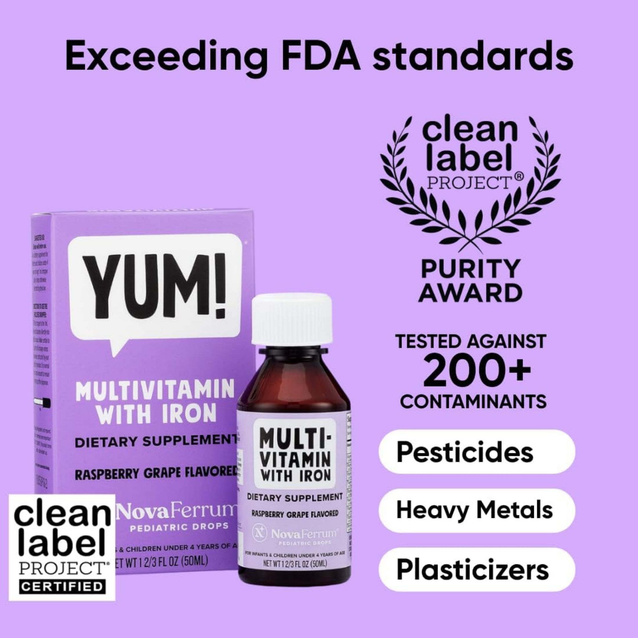 NovaFerrum Multivitamin With Iron For Infants And Toddlers