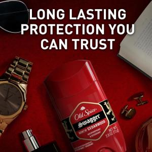 Old Spice Antiperspirant And Deodorant For Men, Red Zone Collection, Swagger Invisible Solid, Lime & Cedarwood Scent 2.6 Oz