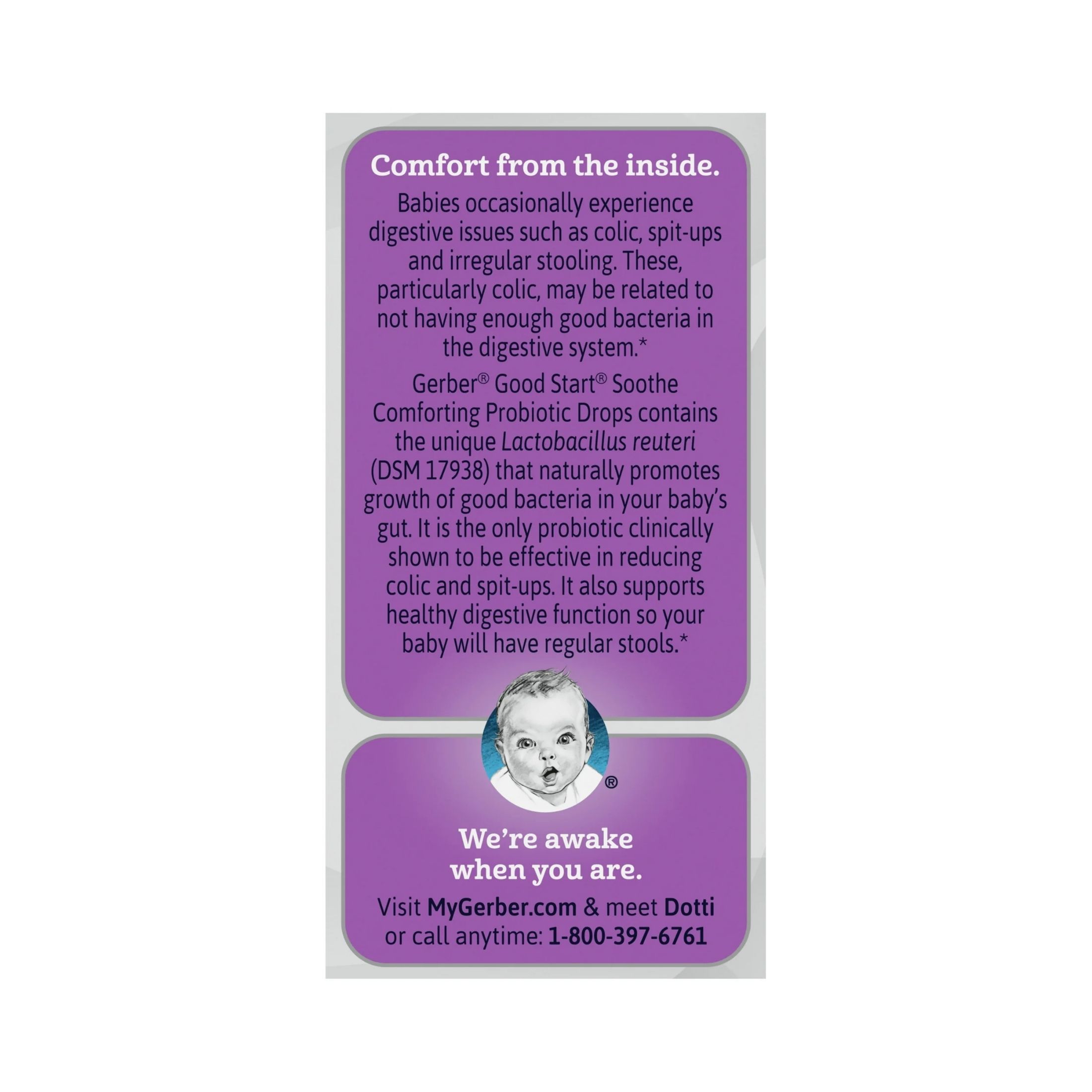 Gerber Soothe Probiotic Colic Drops - 0.34 Fl Oz