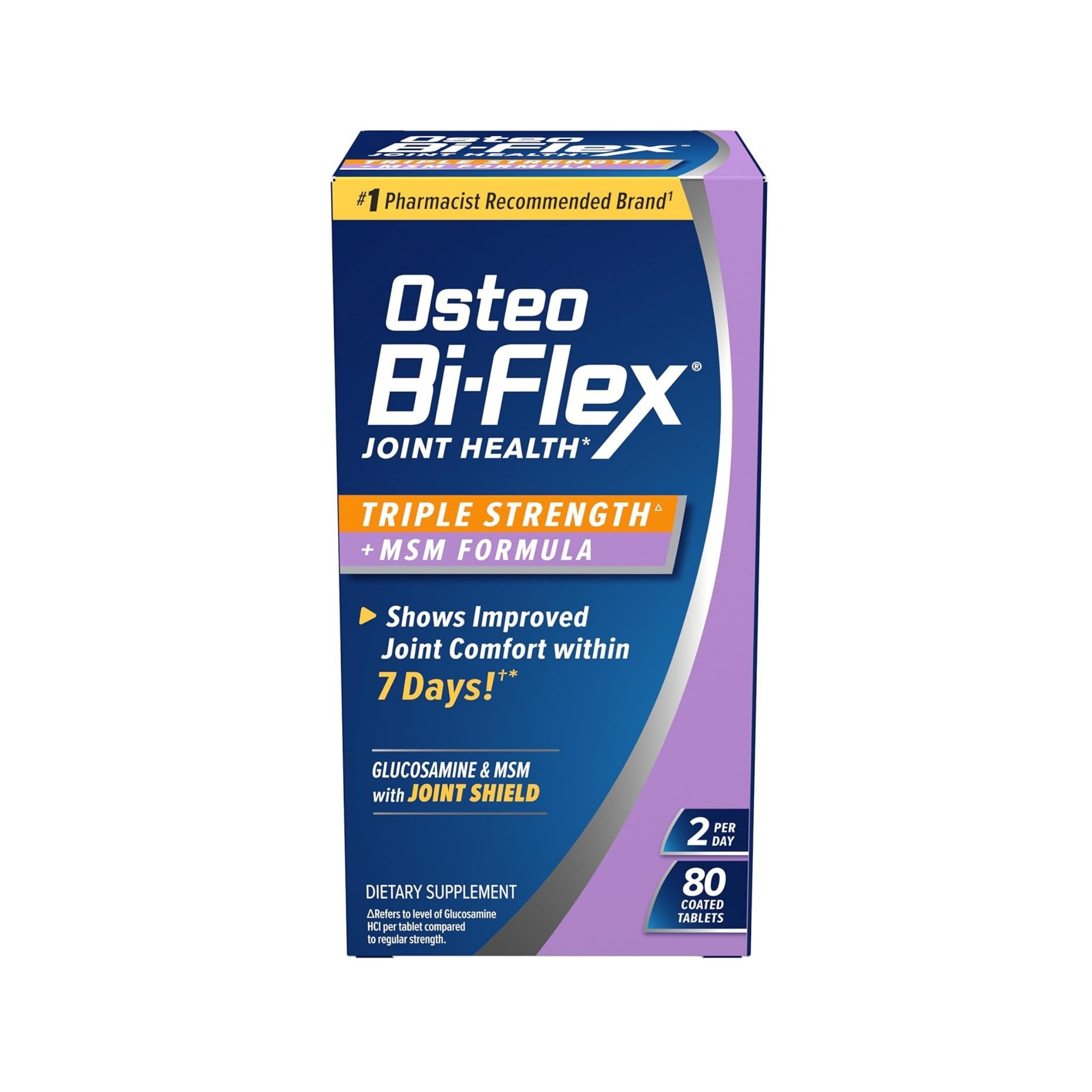 Osteo Bi-Flex Joint Health, Triple Strength + MSM Formula, 80 Coated Tablets