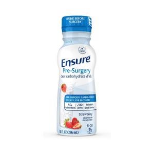 Ensure Pre-Surgery, Clear Carbohydrate Drink, Strawberry, 10 Fl Oz, 4Count