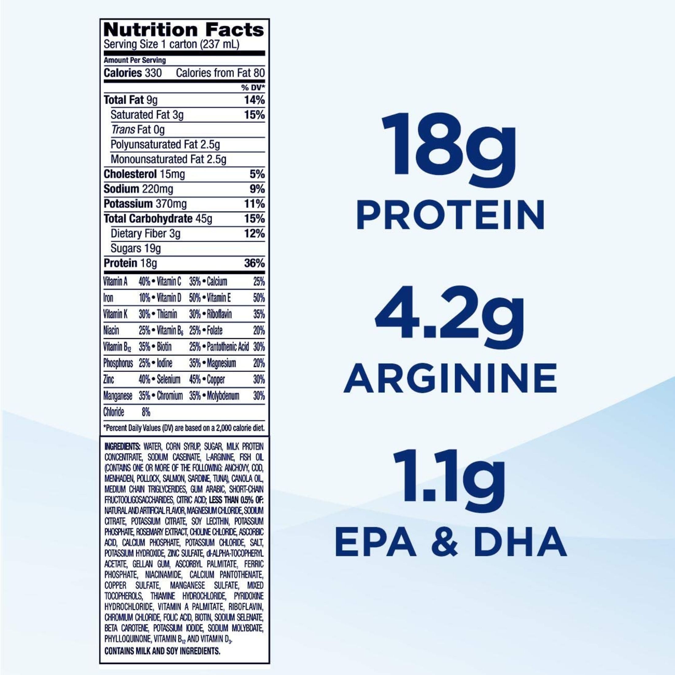 Ensure Surgery Immunonutrition Shake, Vanilla, 8 Fl Oz