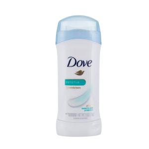 Dove Sensitive Skin Invisible Solid Antiperspirant And Deodorant Stick 2.6 Ounce 12 Per Case