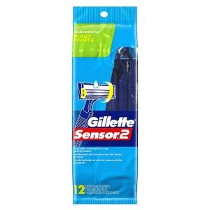 Gillette Sensor 2 Lubrastrip Pivot Disposable Razors