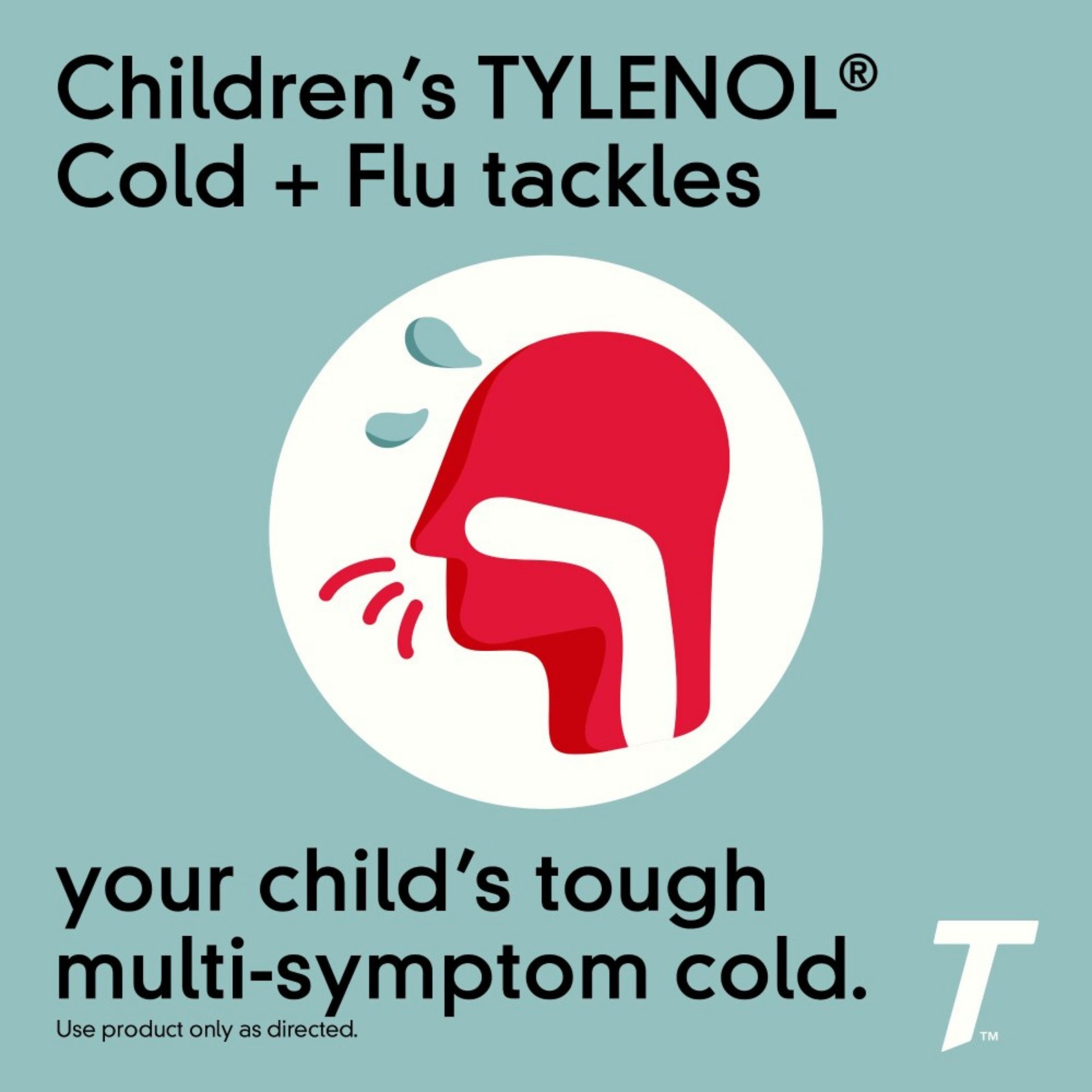 Children's Tylenol Cold + Flu, Oral Suspension, Bubble Gum Flavor