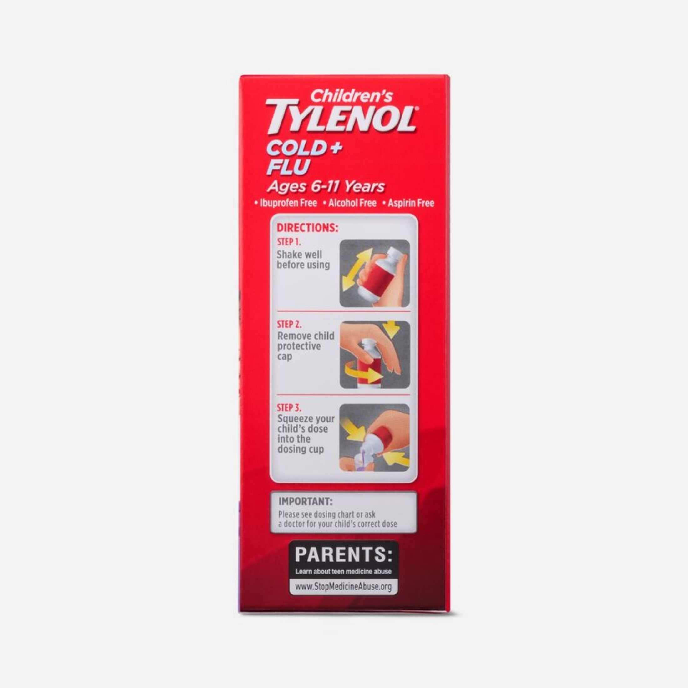 Children's Tylenol Cold + Cough + Runny Nose, Grape Flavor 4 Fl Oz