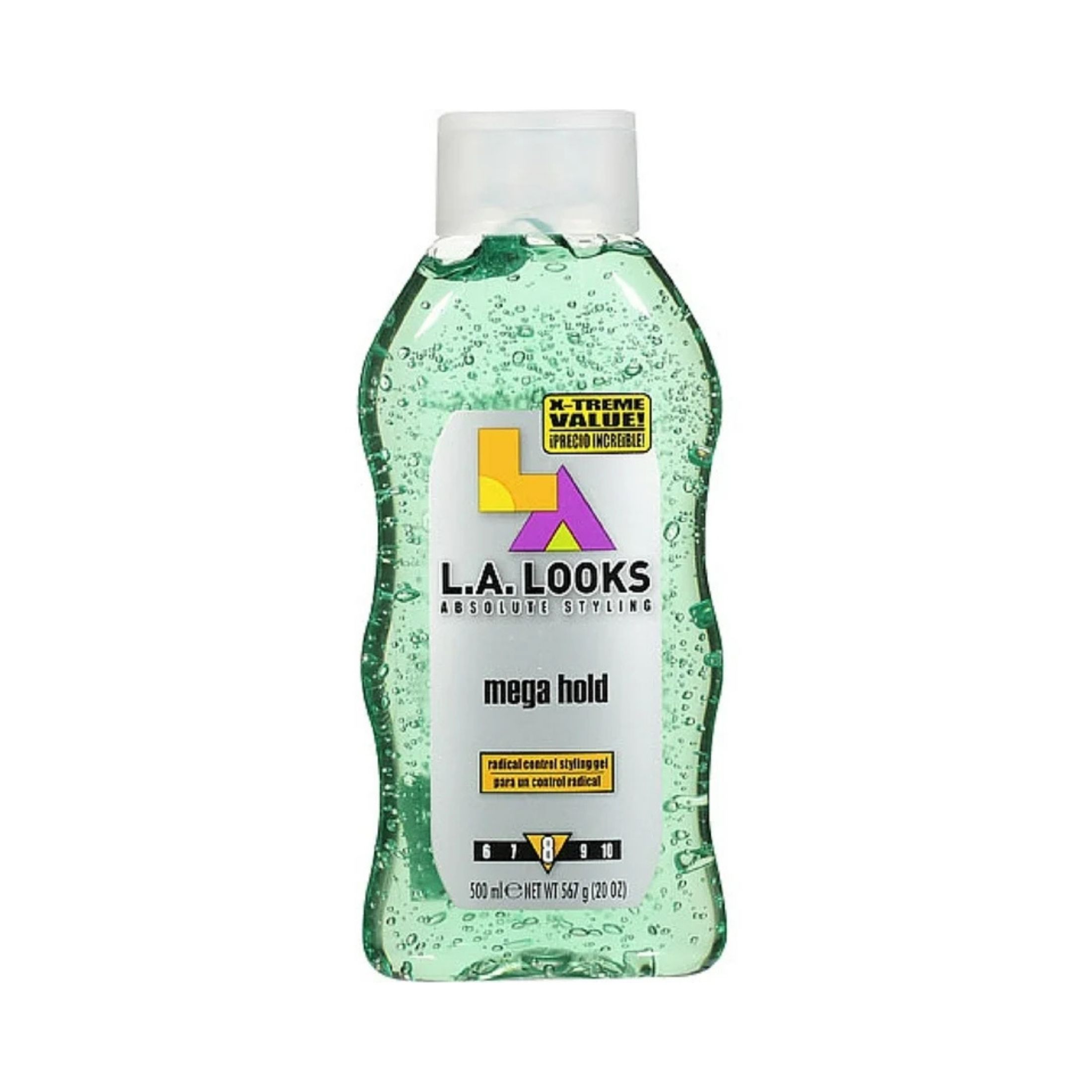 LA Looks Absolute Styling Radical Control Gel, Mega Hold 20 Oz