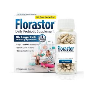 Florastor Daily Probiotic Supplement For Men & Women, 250 Mg, 100 Capsules