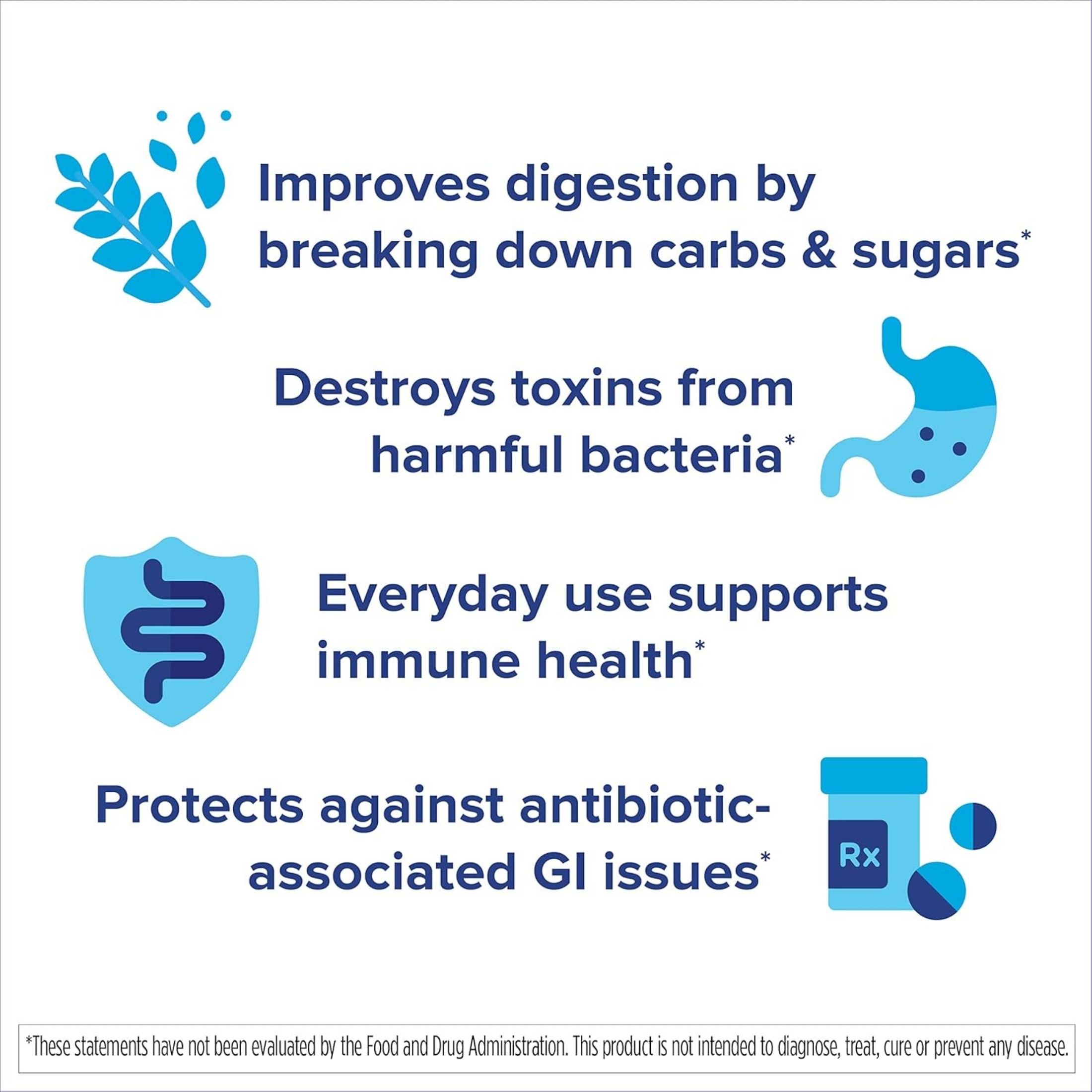 Florastor Daily Probiotic Supplement For Men & Women, 250 Mg, 100 Capsules