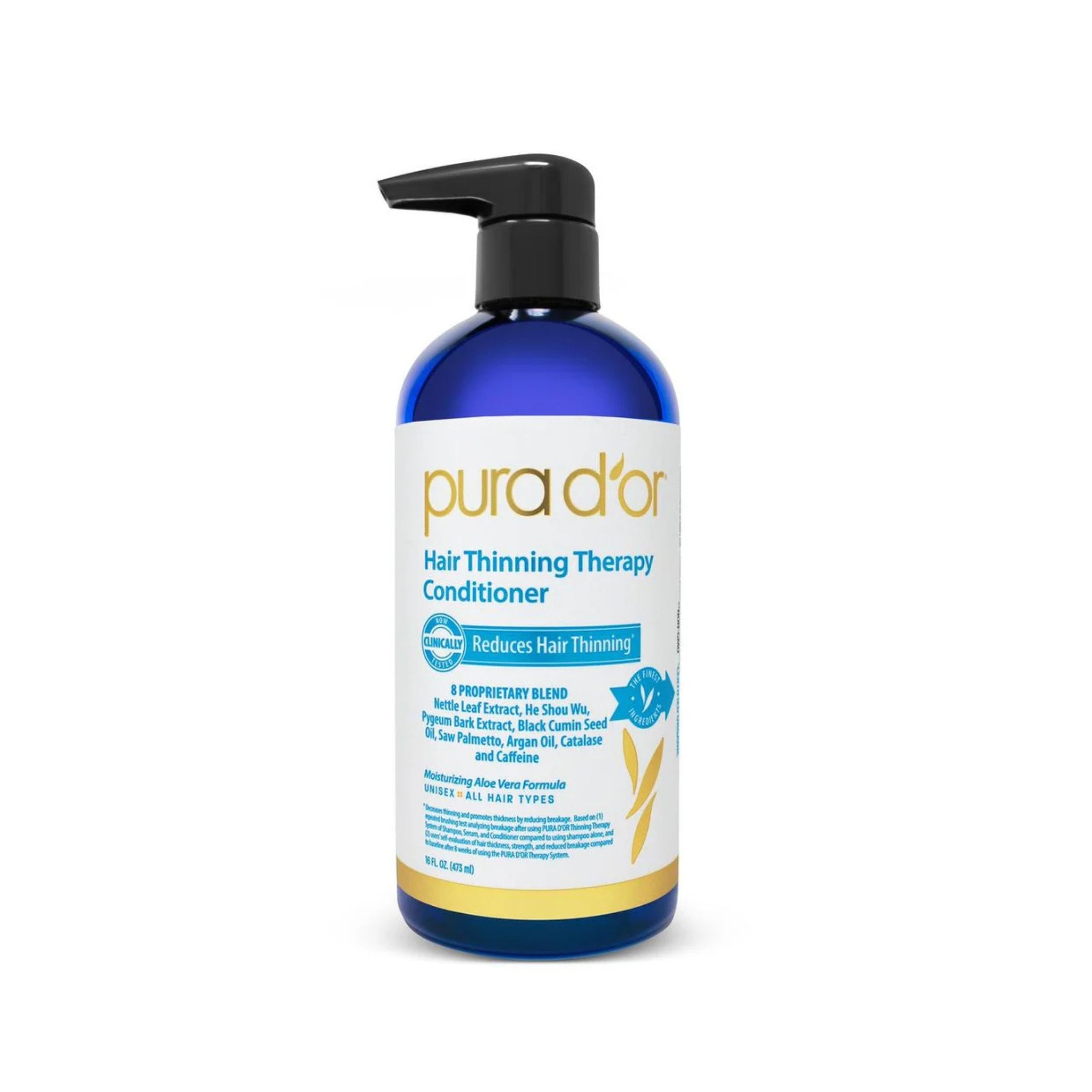 Pura D'or Hair Thinning Therapy Conditioner - 16 Fl Oz