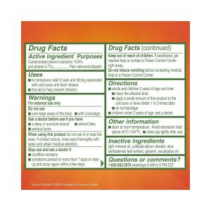 Campho Phenique Cold Sore Treatment, Maximum Strength, Medicated, Original Gel Formula