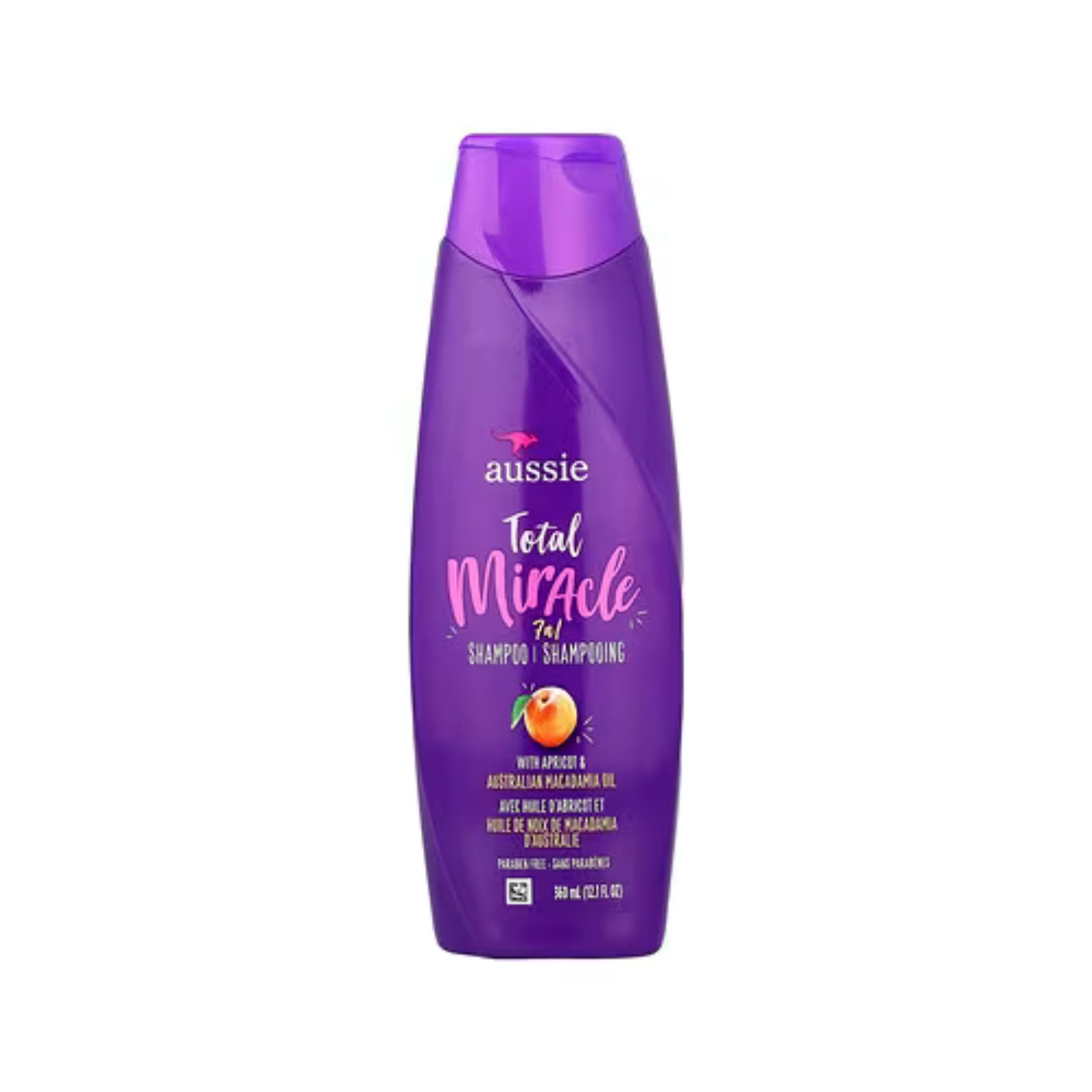 Aussie Total Miracle Shampoo For Damaged Hair, 12.1 Fl Oz