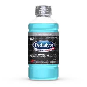 Pedialyte Advanced Care Plus Berry Frost Electrolyte Solution 33.8 Fl Oz