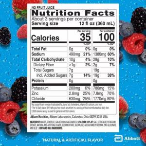 Pedialyte Advanced Care Plus Berry Frost Electrolyte Solution 33.8 Fl Oz