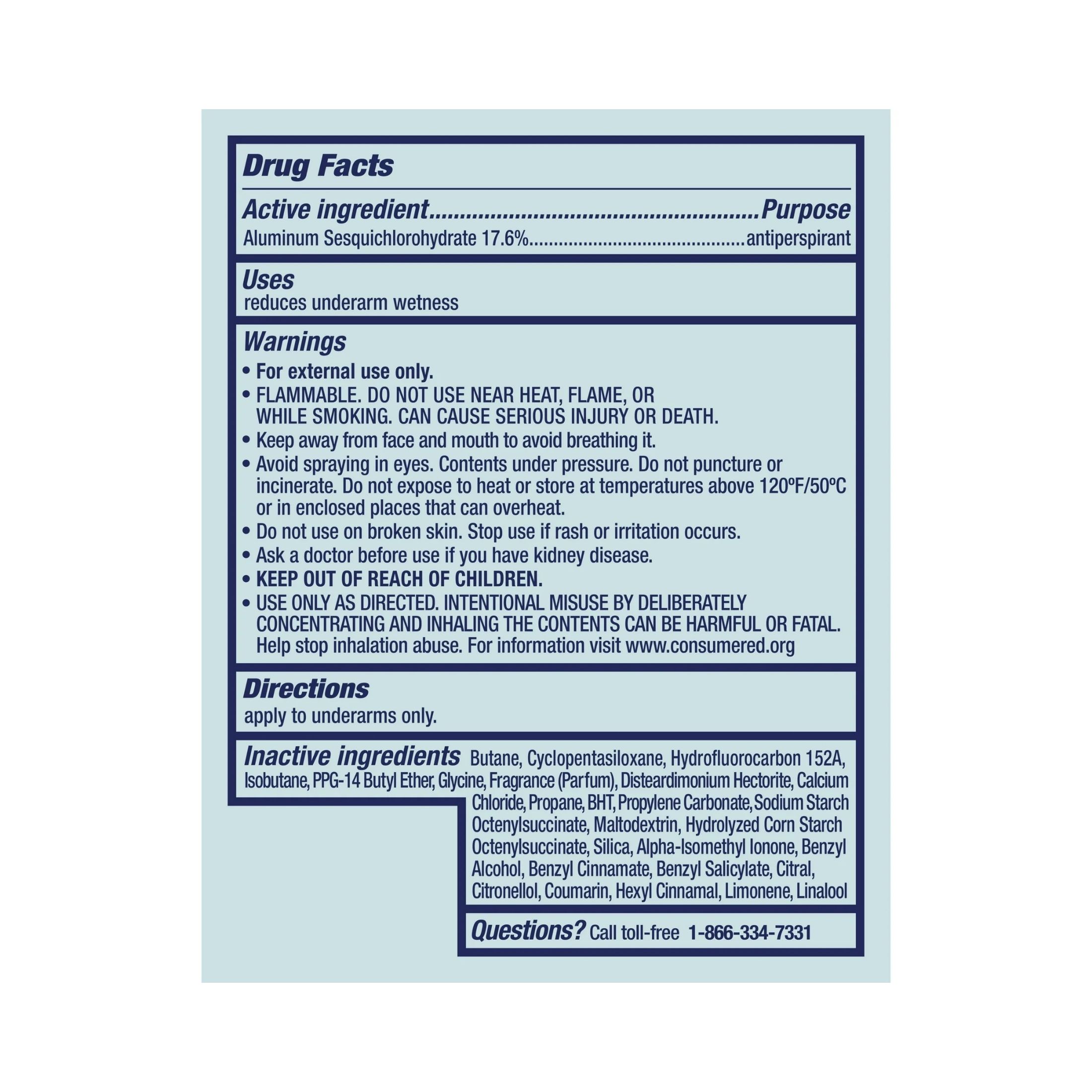 Degree Antiperspirant Deodorant, Shower Clean, Dry Spray 3.8 Oz