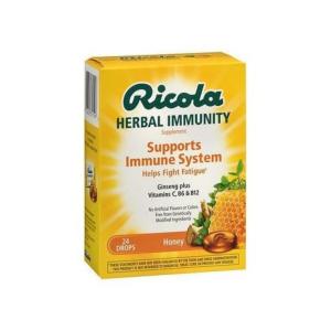 Ricola Herbal Immunity Honey Supplement Drops 24
