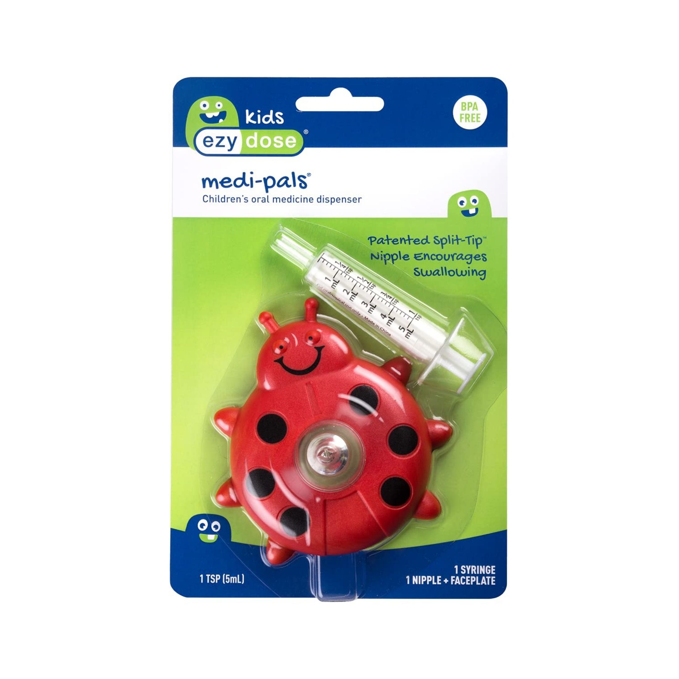Ezy Dose Medi-Pals Ladybug & Frog