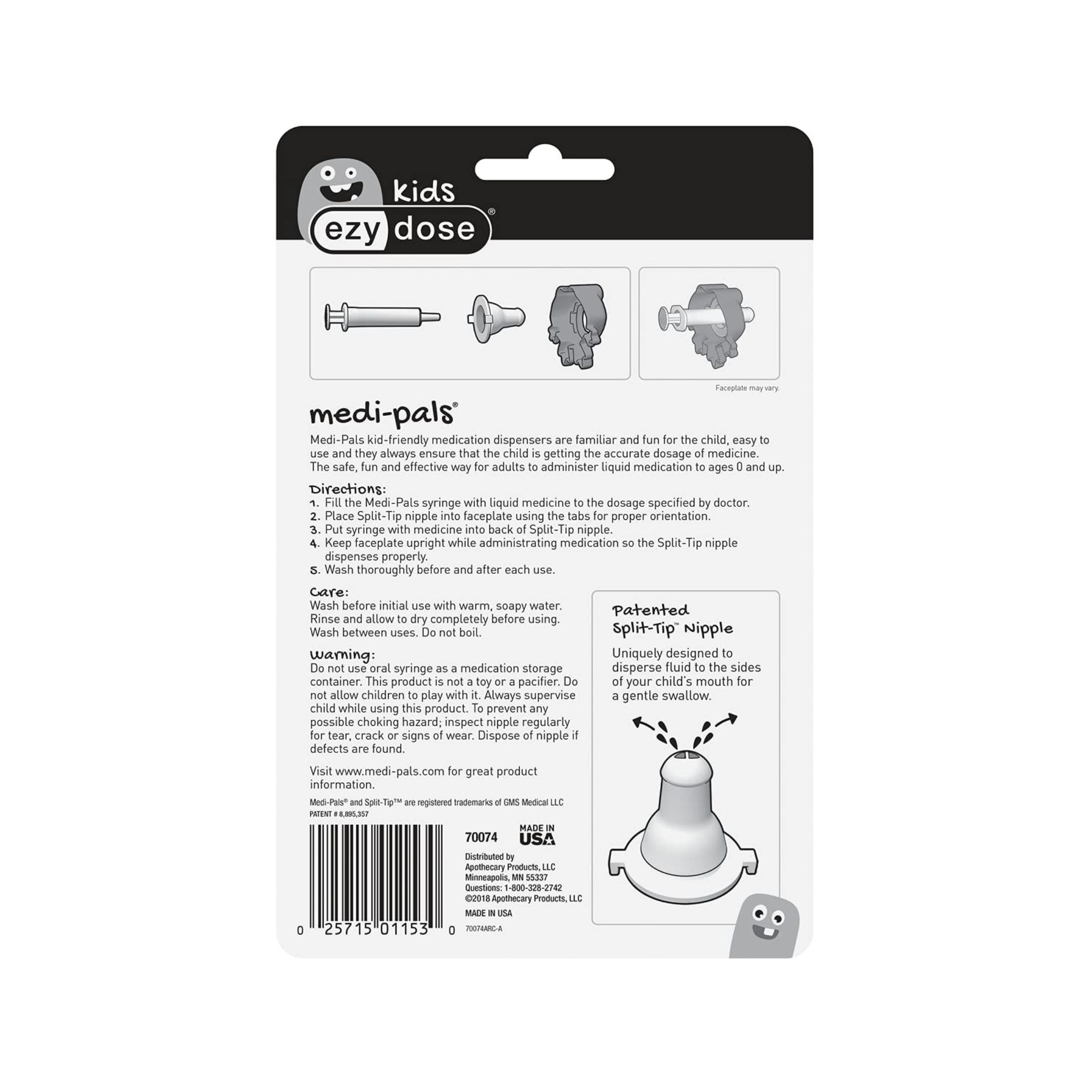 Ezy Dose Medi-Pals Ladybug & Frog