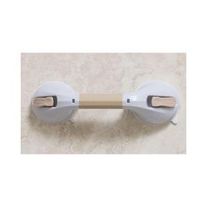Drive Medical Suction Cup Grab Bar 12 Inch, White And Beige