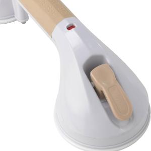 Drive Medical Suction Cup Grab Bar 12 Inch, White And Beige