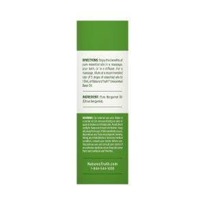 Nature's Truth Essential Oil, Pure, Purifying Bergamot, Aromatherapy 0.51 Fl Oz